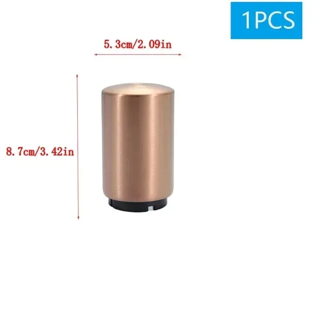 1/2Pcs Automatic Beer Bottle Opener Stainless Steel Push Down Opener for Magnet Beer Soda Cap Bar Party Kitchen Accessories