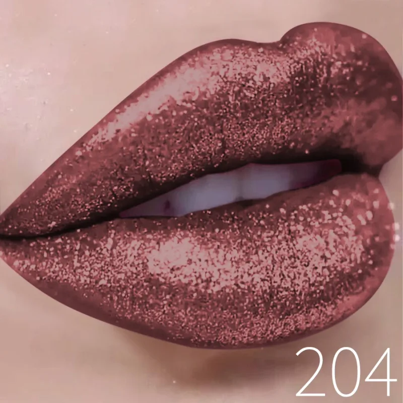 1PC Glitter Lip Gloss Long Lasting Waterproof Metallic Liquid Lipstick Pearl Shining High Pigment Lip Tint Korean Makeup Gifts