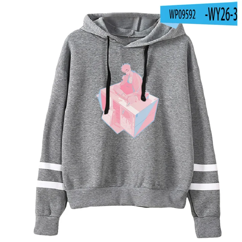 Link Click Anime Hoodie Unisex Pocketless Parallel Bars Sleeve Sweatshirts Women Men Hoodies Harajuku Streetwear Fashion Clothes — image 11