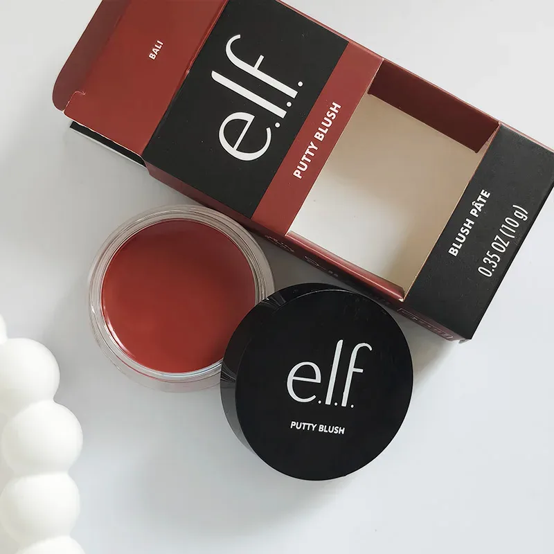 Hot Sale New Elf Bubblegum-Cherry Mango-Watermelon Lasting Moisturizer Lip Gloss Lip Balm & 8 Colors Cream Blush Brand Cosmetics