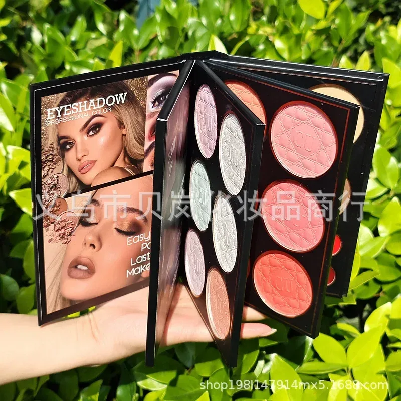 Eyeshadow Palette Book Shimmer Matte Glitter Chameleon Pressed Pigments Professional Stage Makeup Cosplay Kit 48 Color