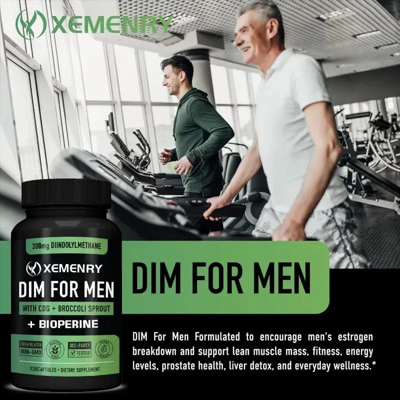 DIM Capsules - Support Fat Metabolism Increase lean Muscle Increase Muscle Strength Improve Athletic Performance
