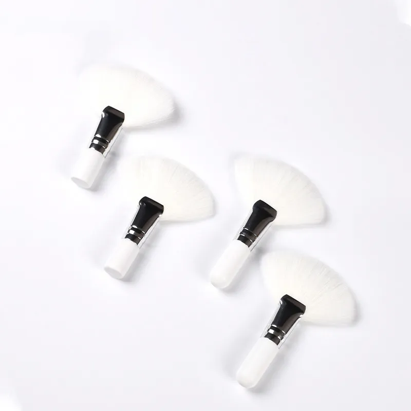 Mini Fan Makeup Brushes Facial Powder Foundation Blusher Concealer Brush Cosmetic Tools Synthetic Fiber Fan Brushes