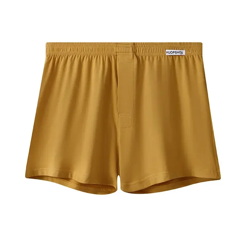 Men's Panties Cotton Loose Boxer Shorts Soft Moisture-Wicking Jersey Underwear Plus Size Lounge Summer Stretch Sleep Arrow Pant