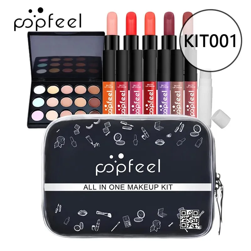 Makeup Full Kit Female Make Up Set Eye Shadow Eyeshadow Palette Lip Gloss Mascara Eyeliner Brushes Bag Make-up for Women — image 2
