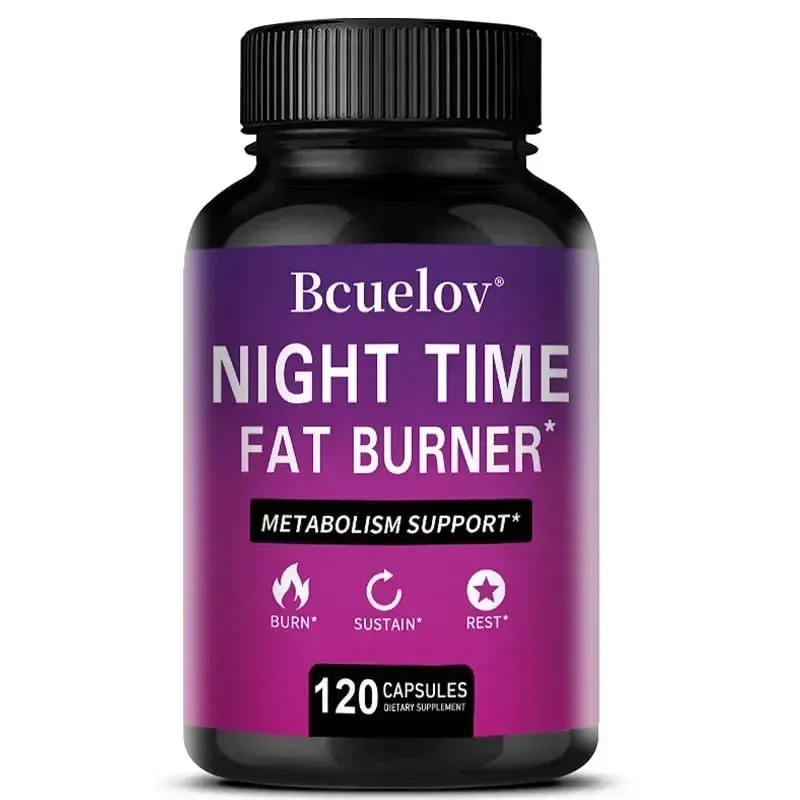 Nighttime Fat Burner - Carb Blocker To Help with Cleansing Weight Management Maintaining Energy Levels and Digestive Health