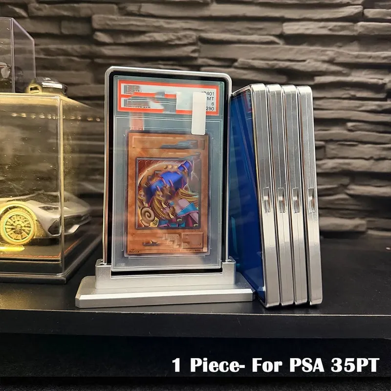 Multicolor Gradient Color Aluminum Alloy Trading Card Protect Holder Metal Case For 35PT PSA CGC Graded Card