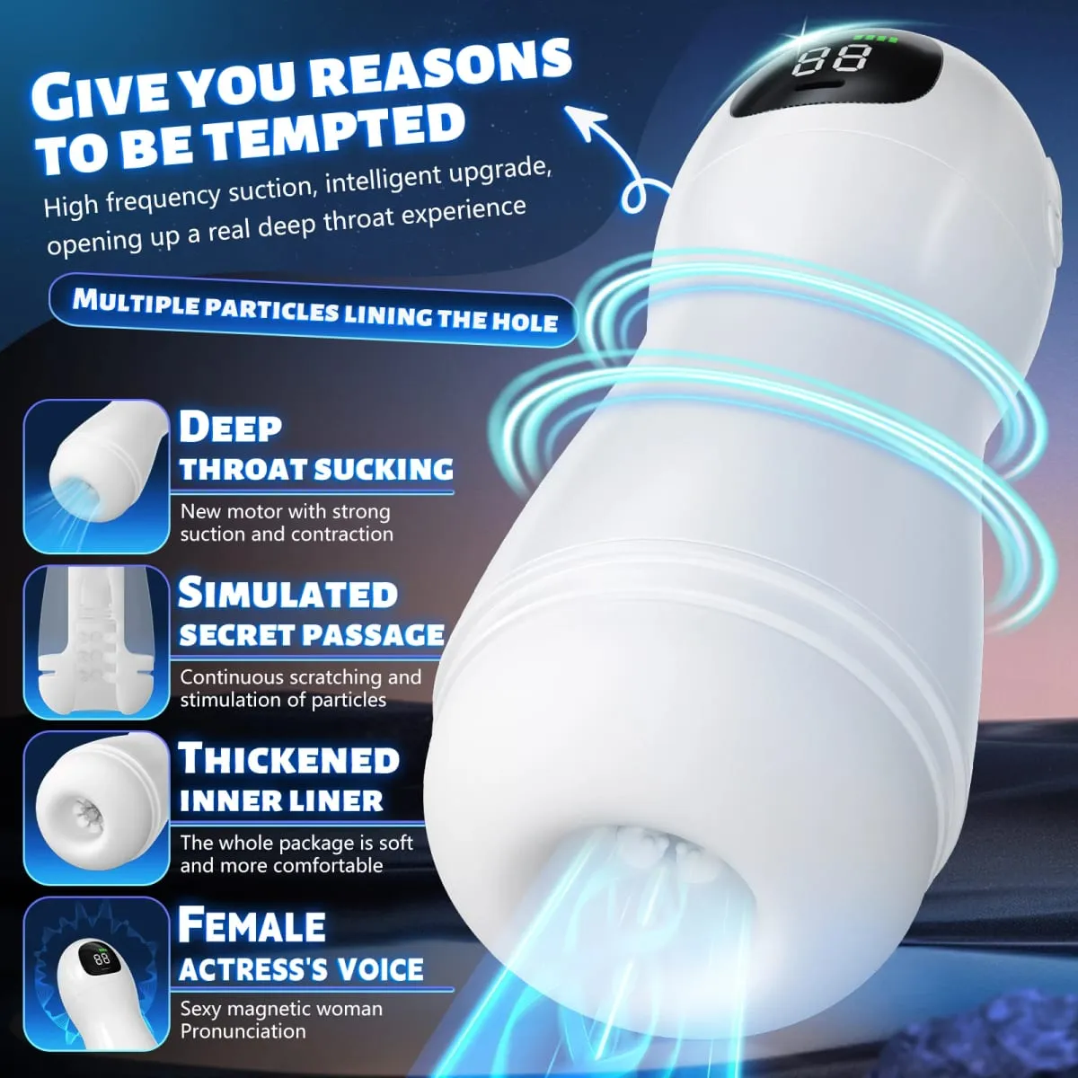 Led automático masculino masturbador copo boquete máquina vagina real 9 modos de sucção vibratória masturbação oral brinquedos sexuais para homem