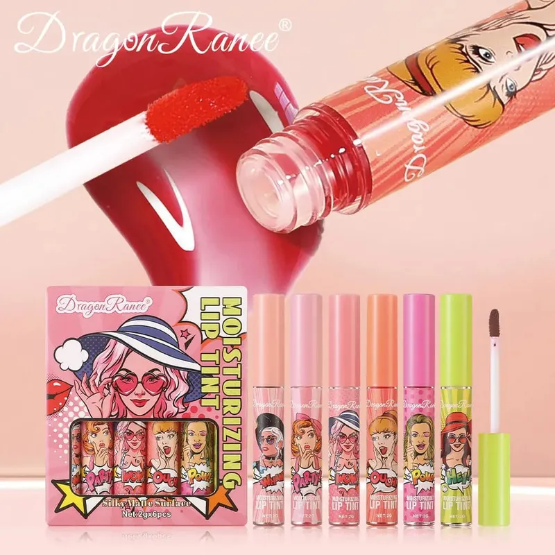 6-pack Lip Gloss Set is easy to color and does not fade. It is a must-have for beginners with lip gloss and holiday