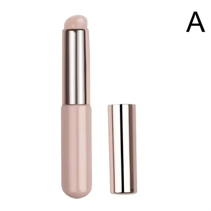 Reusable Lip Brushes Multifunction Round Head Silicone Lipstick Brush Applicator Elastic Lip Gloss Makeup Brushes Woman