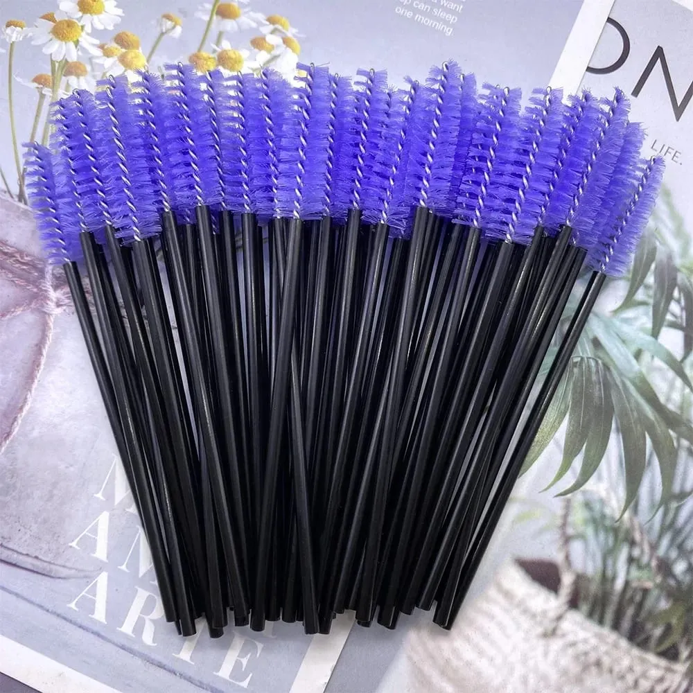150/300pcs Mascara Wands Eyelash Brush Spoolies for Eye Lash Extension Eyebrow and Makeup Tool Wholesale Makeup Brushes