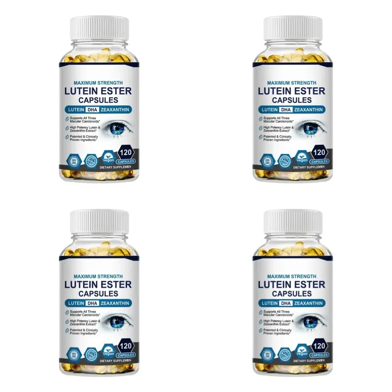 Lutein Ester Capsules Supports Eye Health and Vision Protection Non-GMO Vegan Natural Ingredients Antioxidant Support 120Softgel