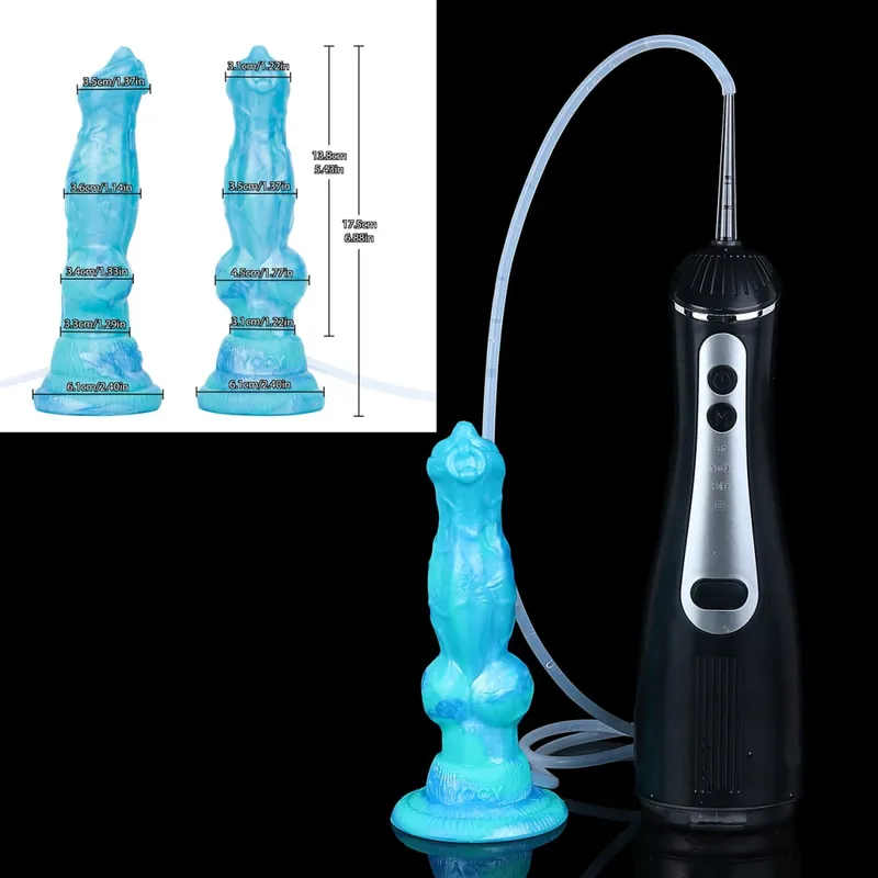 Silicone elétrico esguicho fantasia vibradores com ventosa massageador de próstata ejaculação pênis brinquedos sexuais para mulheres homens