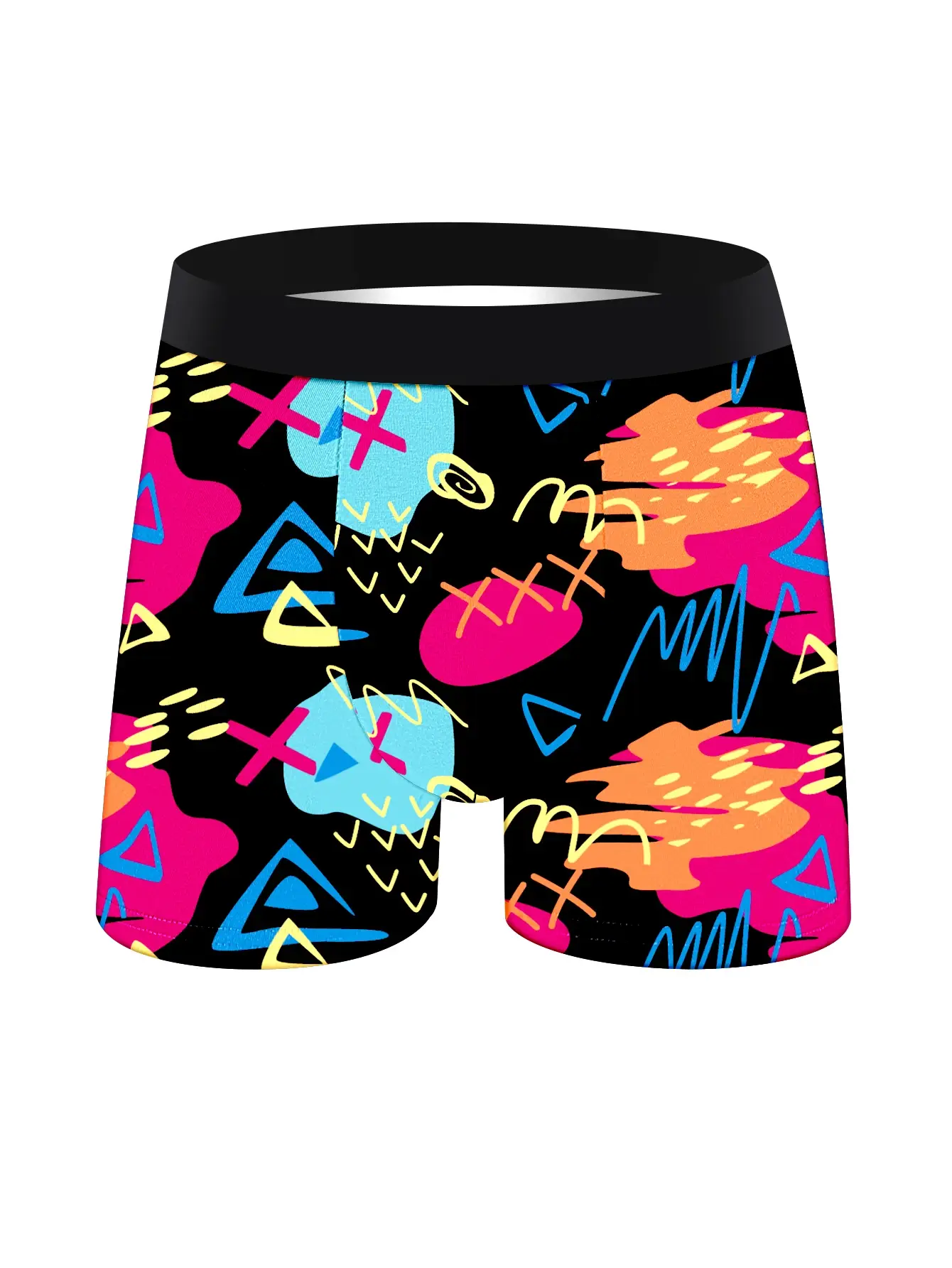 10Pcs Men'S Underwear Soft Comfortable Loose Skin-Friendly Men'S Long Boxers Briefs Trendy Colorful Fashionable Men'S Pants — image 7