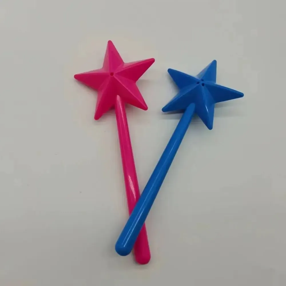 Agitatori di sale in plastica di alta qualità Agitatori per condimenti a stella ricaricabili Per uso domestico Bacchette magiche per sale e pepe a mano lunga Cucina e sala da pranzo