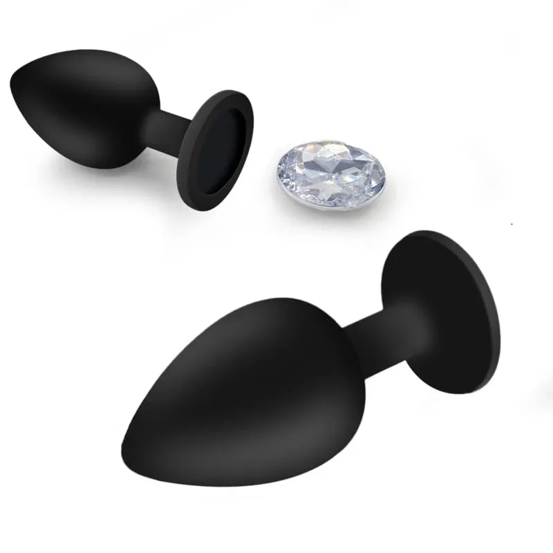 Plugue anal de silicone macio p/m/l, mini plugue erótico para bunda, brinquedo sexual para iniciantes, homens, mulheres, casais gays, estimulador de próstata, brinquedo de sexo anal
