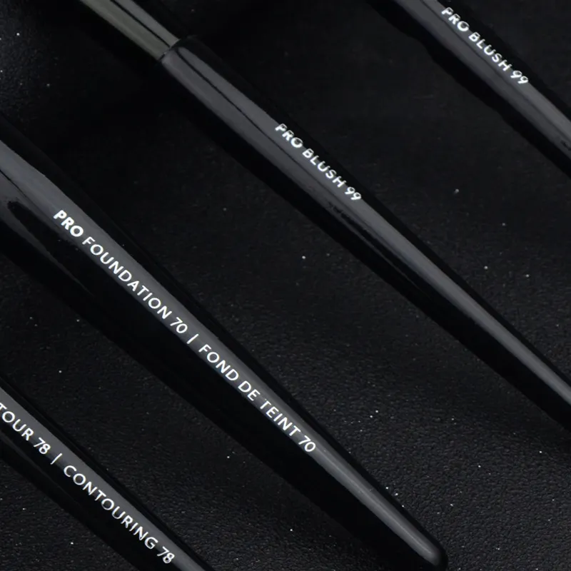 SEP Black Series Makeup Brushes Powder Foundation Concealer Blusher Bronzer Eye Shadow Eyebrow Eyeliner Sculpting Brush Gift