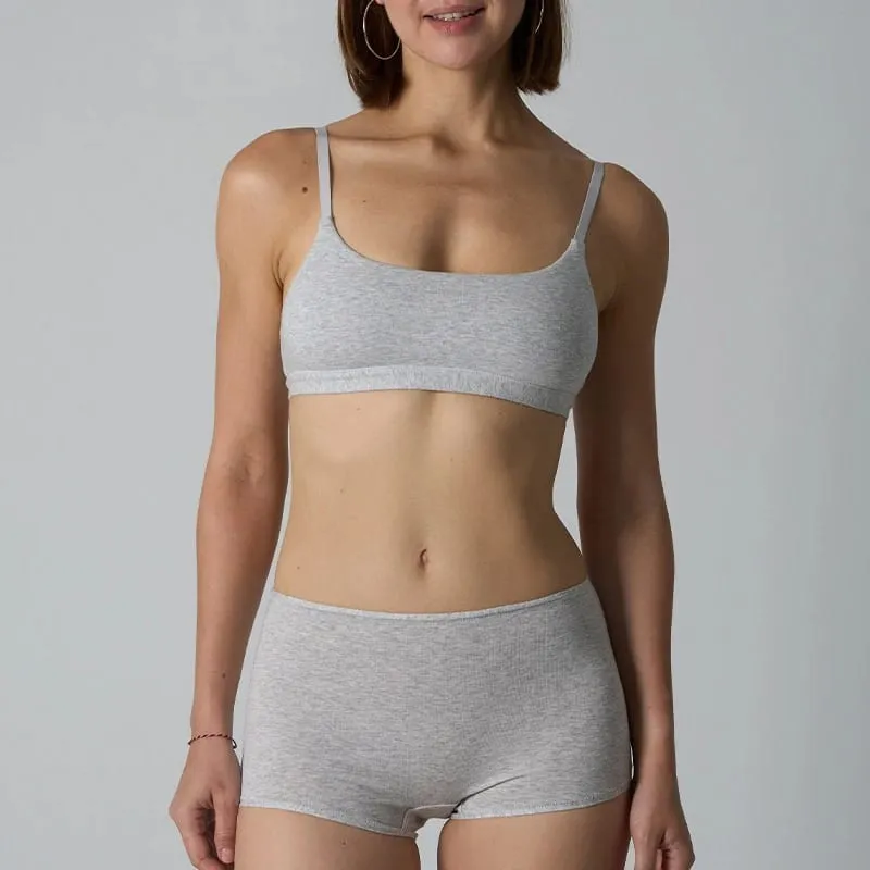 Katoenen bralette Naadloos ademend ondergoed Lingeriesets voor dames Fitness Sportbeha's Slipje Dames Geen beha-pad Intiem