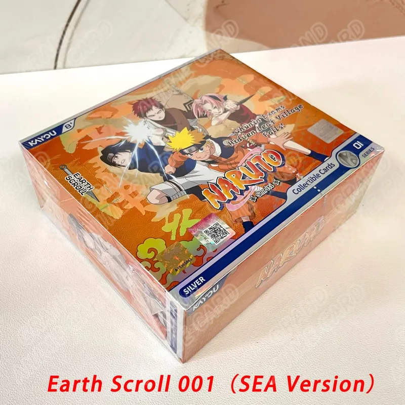 Genuine Naruto T4W8 JIN1 JIN2 SEA English Version Global Version Booster Box Anime TCG Rare CR Ninja World Collection Card