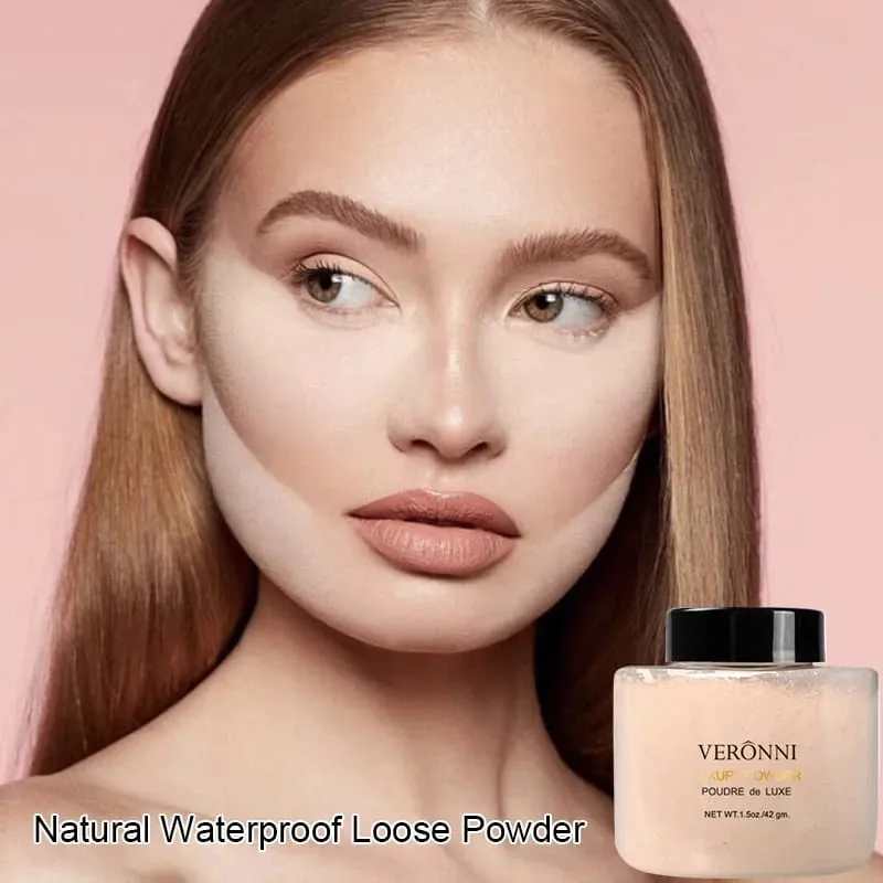 3pcs Beginner Face Makeup Kit-Matte Foundation Makeup Hydrating Primer Oil-Control Loose Powder Full Coverage Face Concealer — image 5