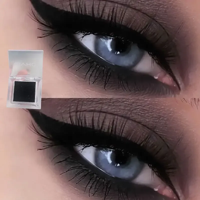 1Pcs Monochrome Matte Highlight Smoked Eye Shadow Plate Powder Is Delicate and Durable Naturally Brightening Dopamine Eye Shado
