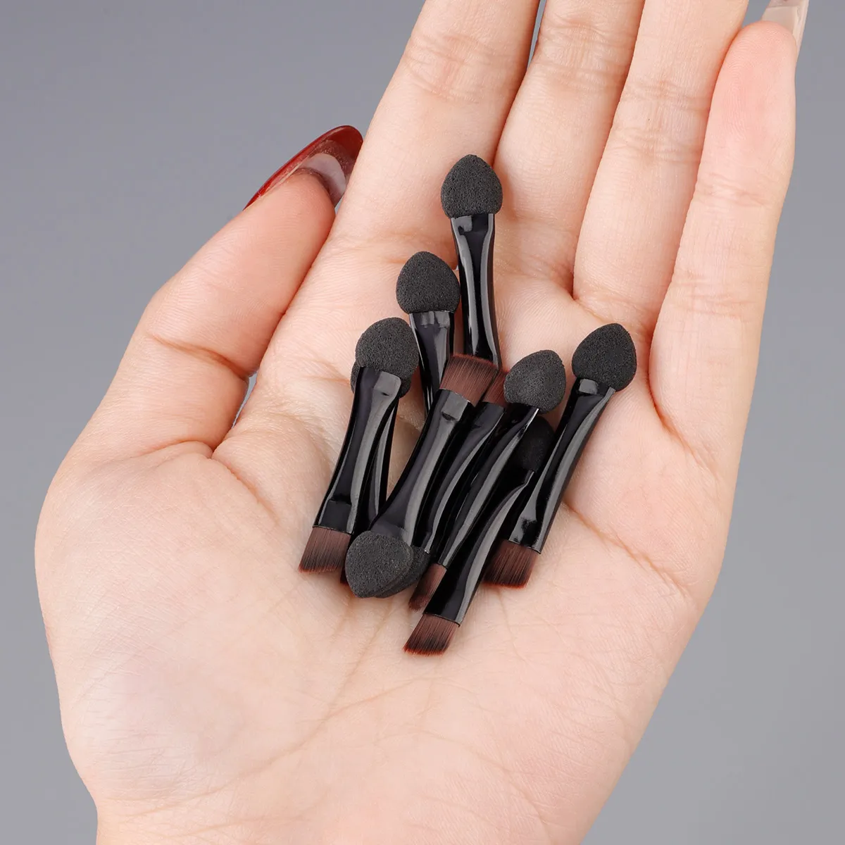 10 Pcs Small Makeup Brush Eyeshadow Applicator Double Sided Eyeshadow Brushes