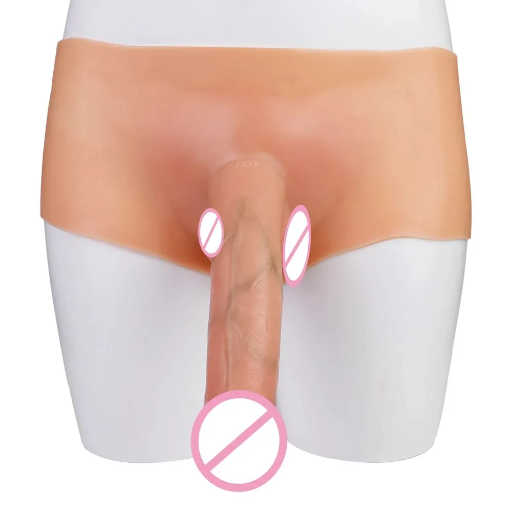 Silikonový pásek Živé dildo Kalhoty Nositelné Pevné Sexuální hračky s velkým penisem Pro ženy Lesbický pár Sex — image 3