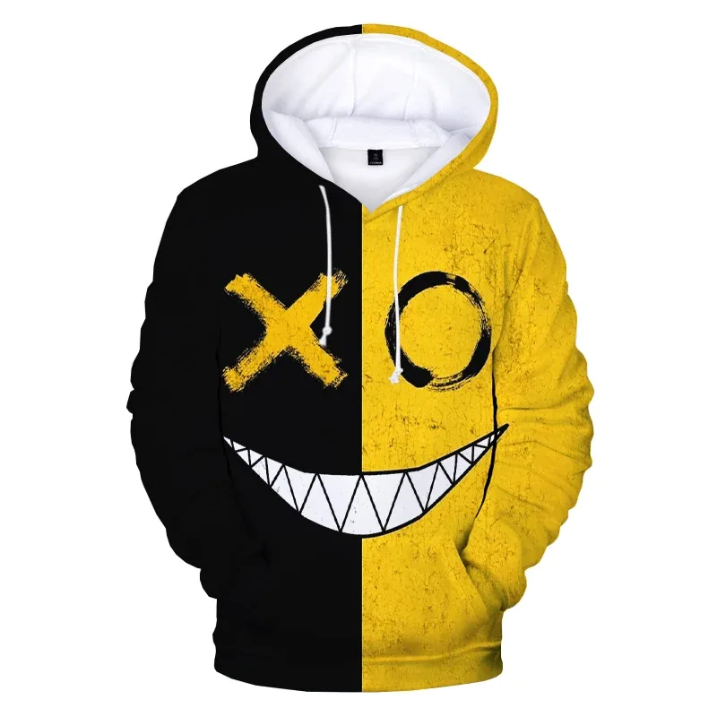 Pattern Trendy Devil Smiling Face 3D Printed Hoodie Sweatshirts Men Women Fashion Casual Funny Pullovers Hip Hop Hoodies — image 1
