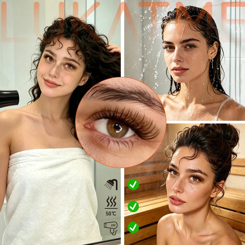 Brown 5D M Curl Fox Eyelash Extensions 7-14mm Premium Soft Volume 5D Lashes Foxy Eye Brown False Mink 5D W Eyelashes