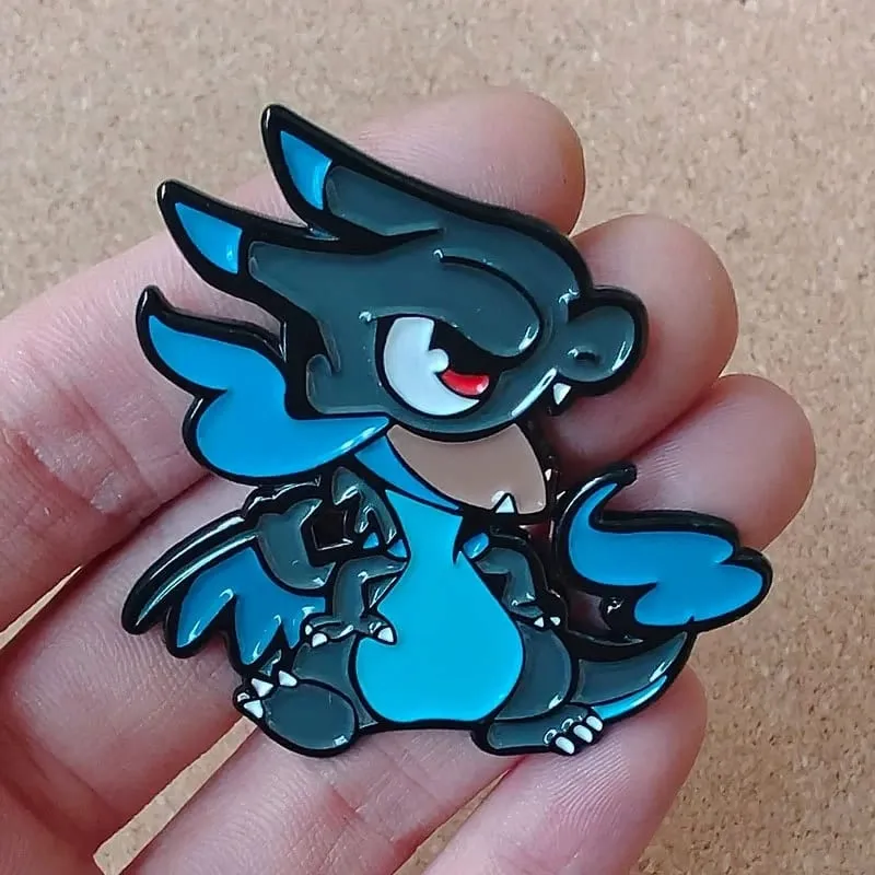 Pokemon Enamel Pin Gengar And Pikachu Lapel Pins for Backpacks Bread Badges Medal Brooch for Clothes Jewelry Gifts for Friends