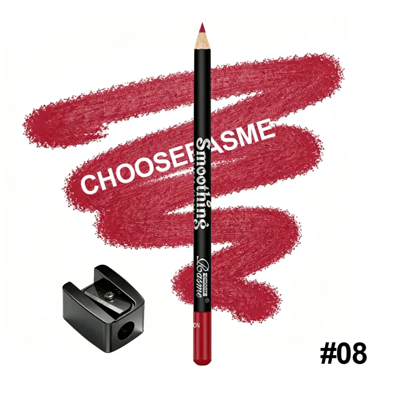 Smoothing Lip Liner Pencil Waterproof Matte Lip Contour Lipstick Long Lasting Makeup Comes With Free Pencil Sharpener
