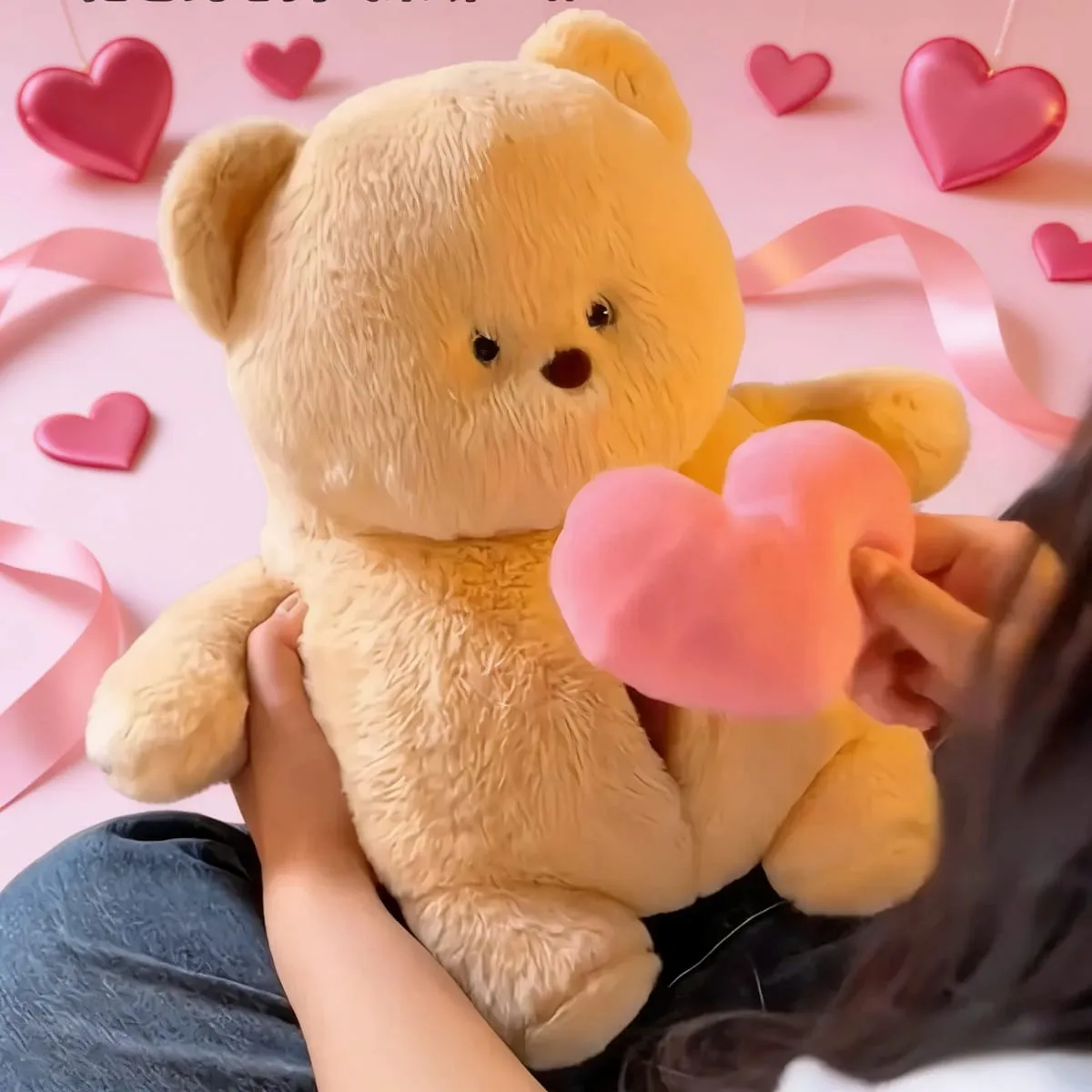 Peluche Orso Confessione Bambola parlante Registrazione nascosta Animale di pezza Orso super morbido Giocattolo da compagnia Regalo per dormire