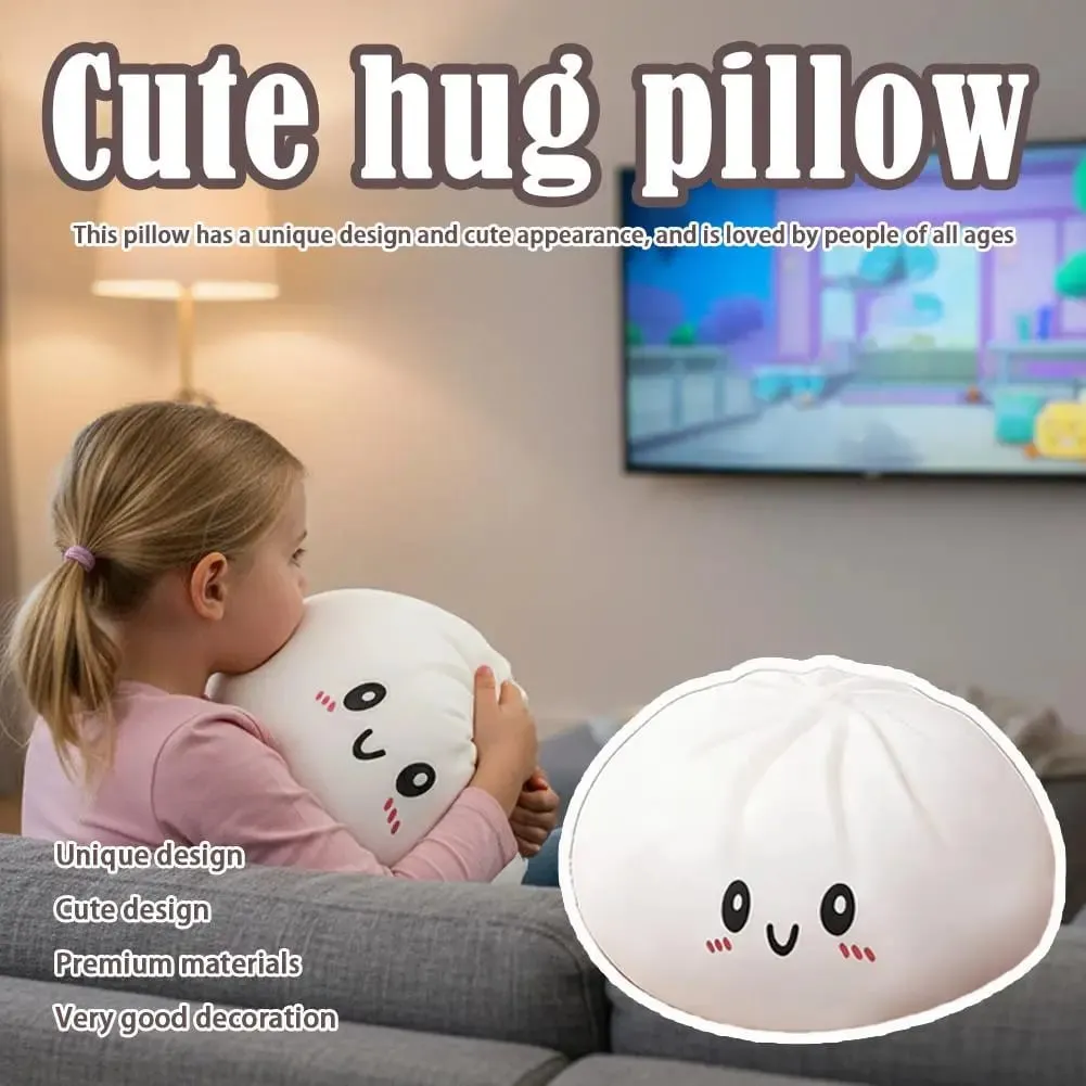 Malaking Steamed Bun Squeeze Toy Malaking Squishies Anti Stress Reliever Fidget Toy para sa mga Matanda na Kids Birthday Gift Soft Food Pillow Decor