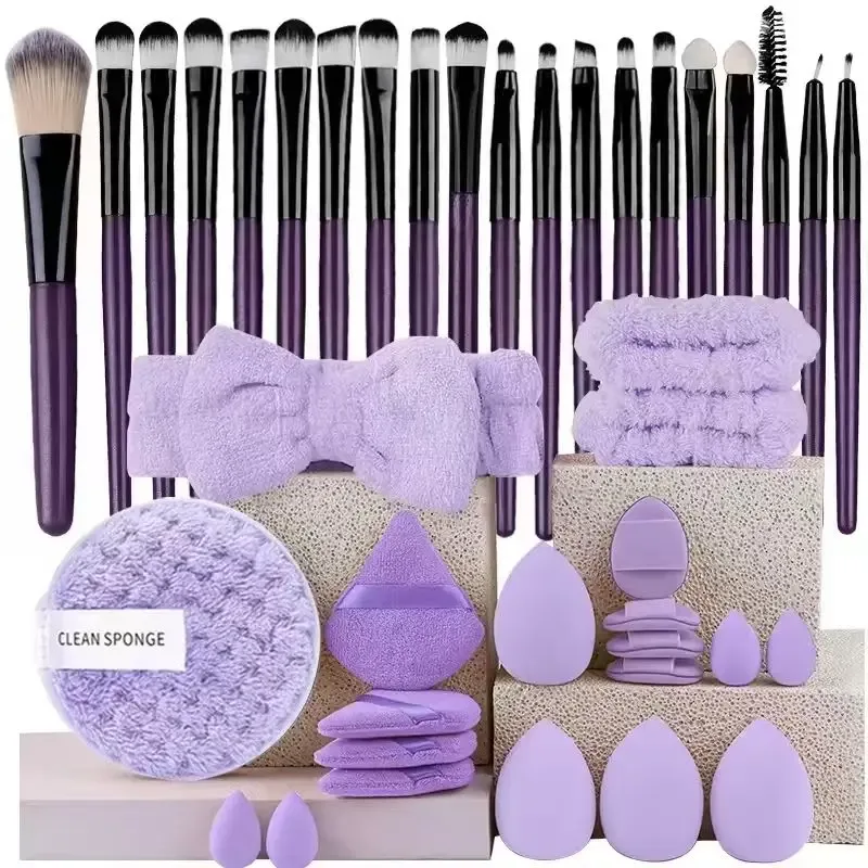 Makeup Brushes Set Premium Synthetic Kabuki Brushes Foundation Concealer Powder Blush Blending Face Eyeshadow Cosmetic Brushes S — image 14