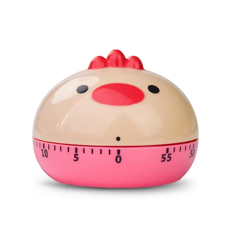 Mechanical Kitchen Timer with Cartoon Animal Pattern Cooking Alarm SCountdown Timer