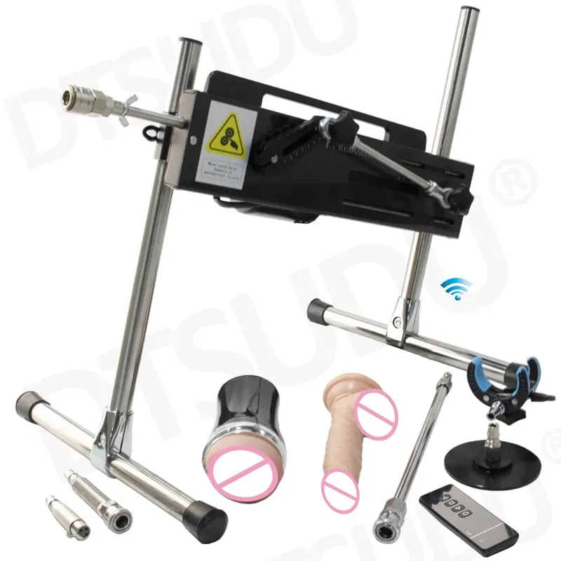 Dildo-120W Automatic Dildo Machine 3-15cm Super Silent Masturbation Dildo Sex Machine Adult Couple Sex Toy Female Male Sex Toy