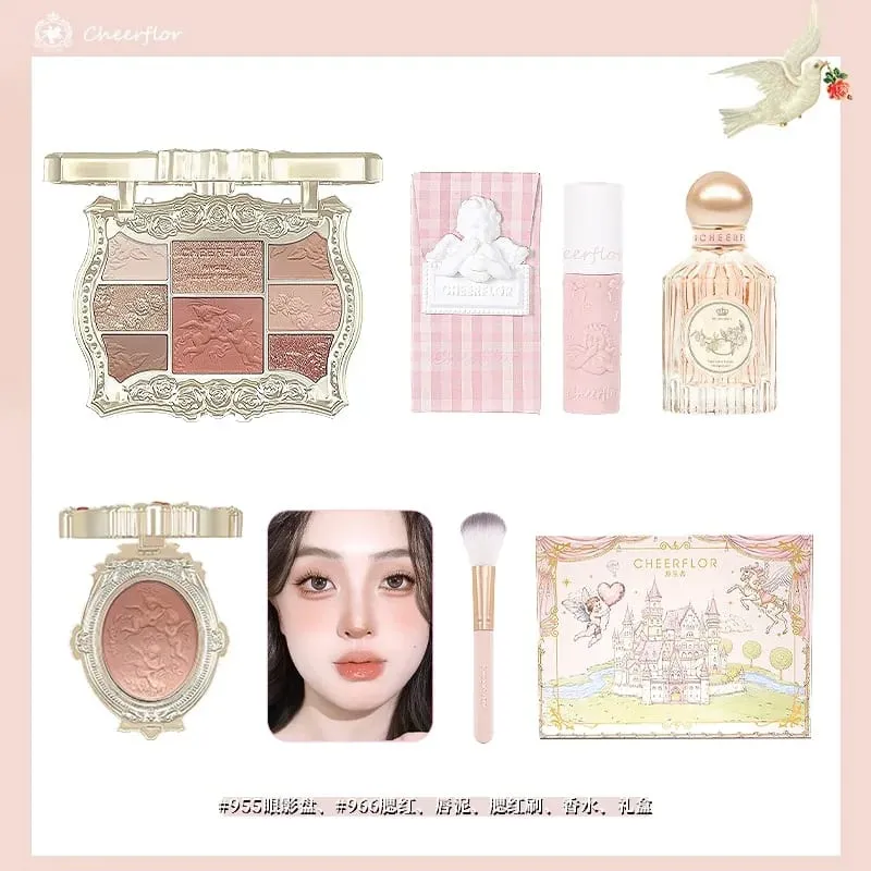 Makeup Gift Box Set Cosmetics Blush Lipstick Eyeshadow Palette Practical Premium Makeup Kit Birthday Gift for Women Gi