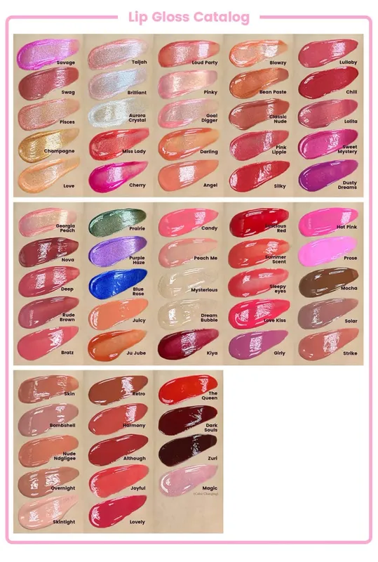 Custom Make Up Set Vegan Lip Gloss Private Label Makeup Kit Full Professional Lip Kit