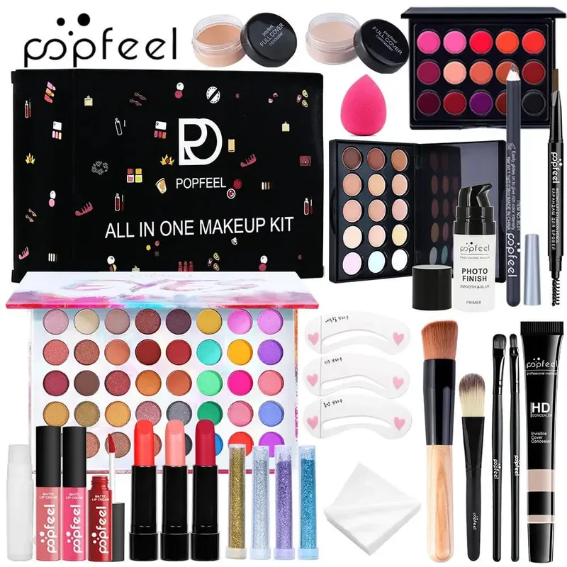 Professional Makeup Set Full Makeup Kit Eye Shadow Blush Foundation Face Powder Makeup Case Korean Cosmetic Christmas Gifts — image 4