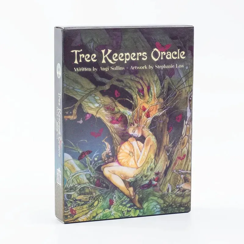 Tree Keepers Oracle 44 Card Deck Tarot Leisure Entertainment Card Family Gathering Divination Board Game Cards 10.4*7.4CM