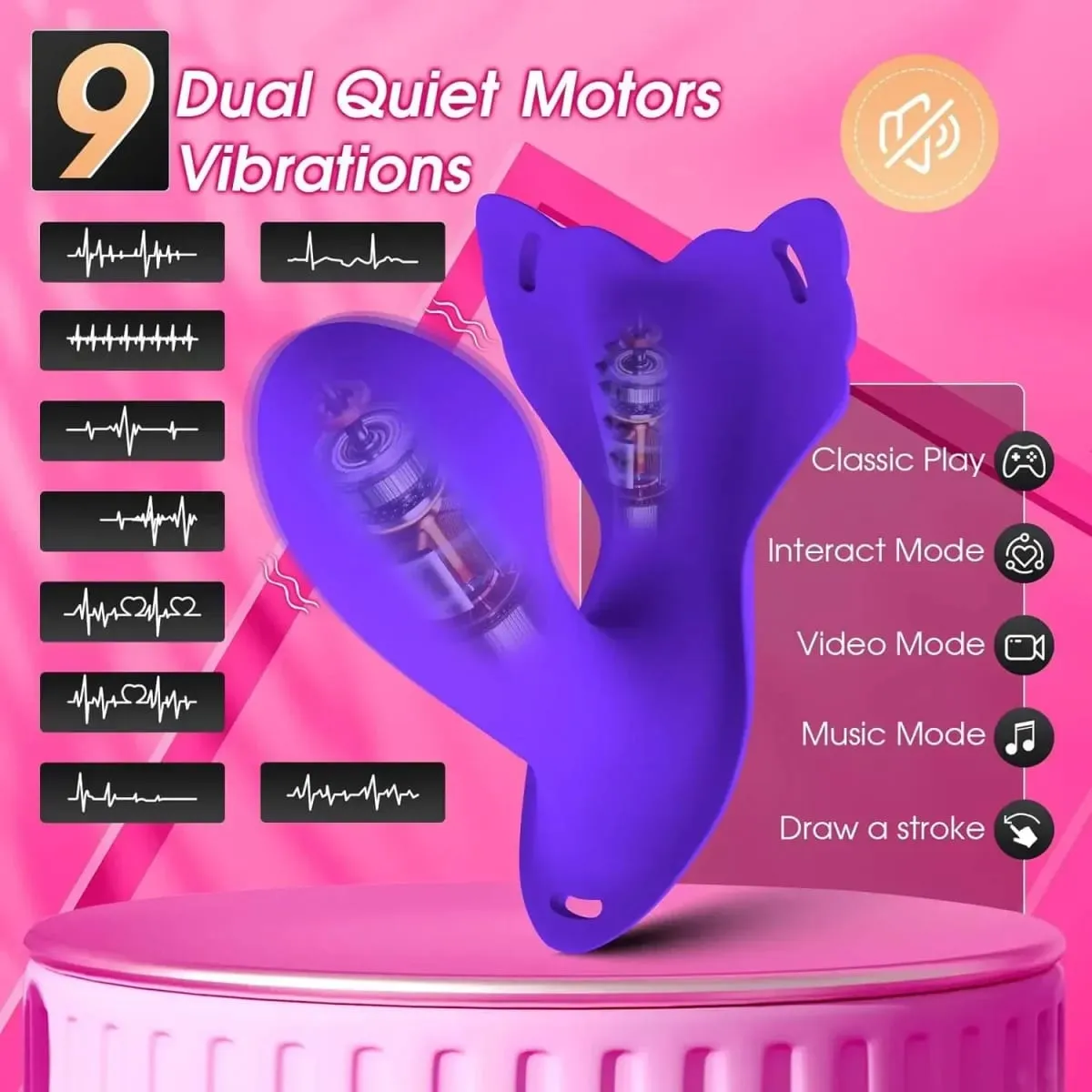 Ứng Dụng Điều Khiển Không Dây Điểm G Dương Vật Giả Máy Rung Nữ Ứng Dụng Từ Xa Không Dây Quần Lót Âm Đạo Rung Máy Massage Đồ Chơi Tình Dục Dành Cho Cặp Đôi