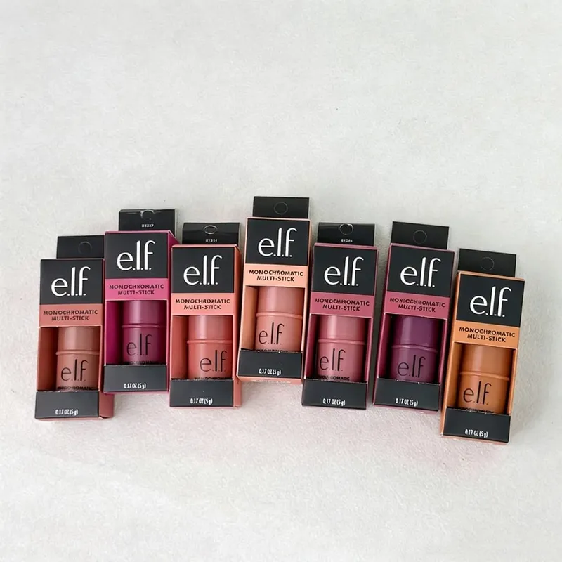 ELF Three-in-one Multi-purpose Blush Stick High-gloss Contour Natural Nude Makeup Lip and Cheek Makeup Stick