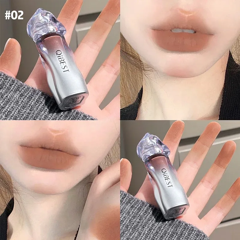 Matte Velvet Liquid Lipstick Natural Long-Lasting Highly Pigmented Lip Mud Portable Finish Universal Lip Gloss Makeup