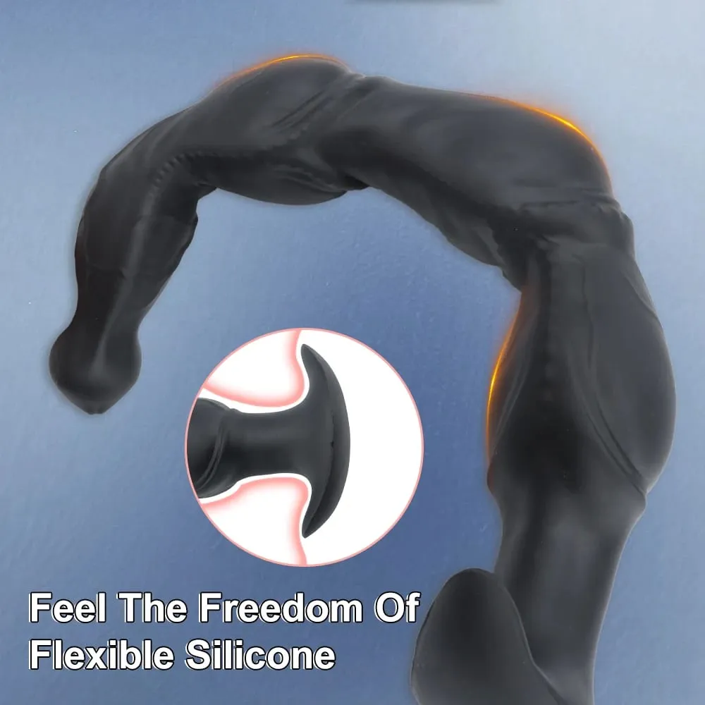 Godemiché Anal en Silicone pour Massage de la Prostate, énorme gode Anal avec Base évasée, ensembles d'entraînement Premium, jouets sexuels pour adultes pour femmes et hommes