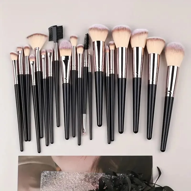 3-20PCS Make-Up Kwasten Set Zachte Pluizige Oogschaduw Foundation Concealer Blending Blush Brush Kabuki Professionele Vrouwen Beauty Tool