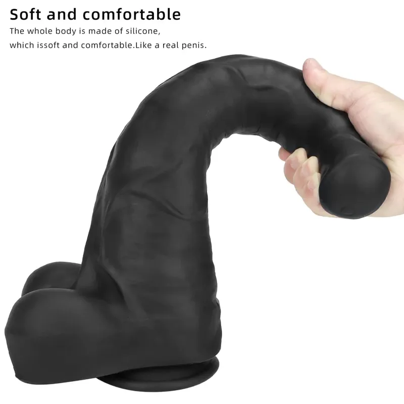 Super Large Horse Dildo 38.5cm With Suction Cup Soft Skin Feeling Huge Penis Thick Phallus Anal Plug Big Dick Sex Toys for Women