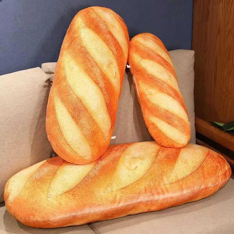 Wholesale Giant Bread Plush Long Pillow Toy Soft Funny Simulation Food Toy Creative Cushion Birthday Present Christmas Gift