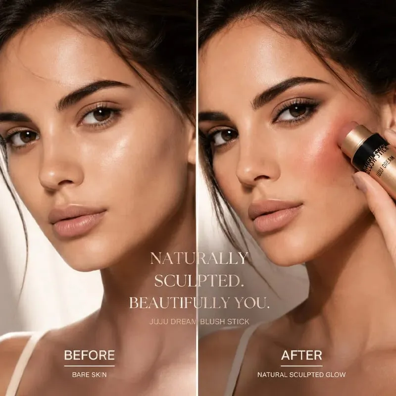 Lipstick Blush Makeup Set Moisturizing Lip Gloss Liquid Blush High Pigment Long Lasting Nude Makeup — image 3