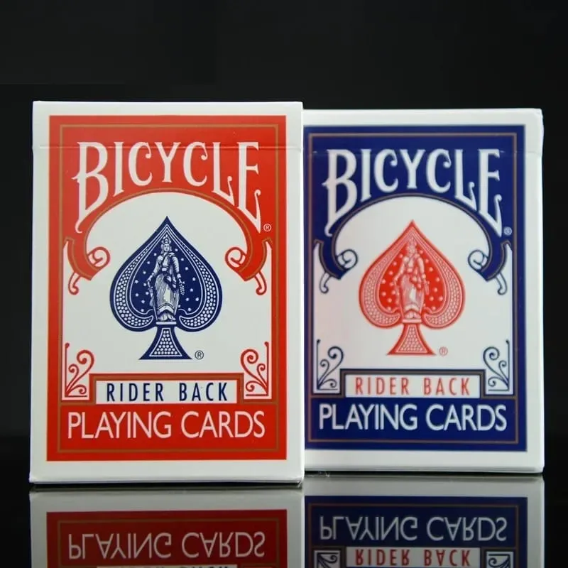 International Version จักรยาน Rider กลับเล่นไพ่สีฟ้า/สีแดงปกติดาดฟ้ามาตรฐานการ์ดเกมการ์ด Magic Trick นักมายากล Prop — image 2