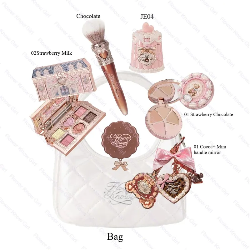 Sweet Treats Full Face Set Makeup Gift Set All In Shimmer Eye Shadow Palette Blush Powder Lip Jelly Gift Box